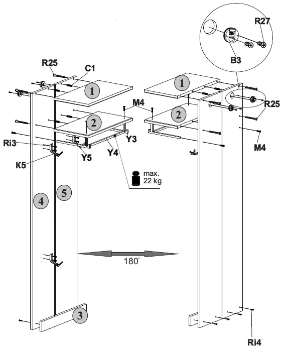 anrex-OSKAR-Coat-rack-45-Canremo-Furniture-fig-4