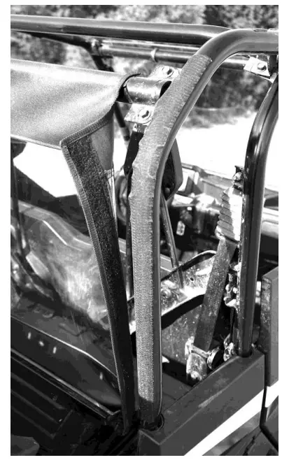 FALCON RIDGE TX STAMP RW01 Textron Stampede Soft Rear Panel - strips