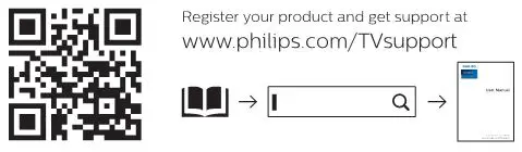 PHILIPS OLED856 Television - Support