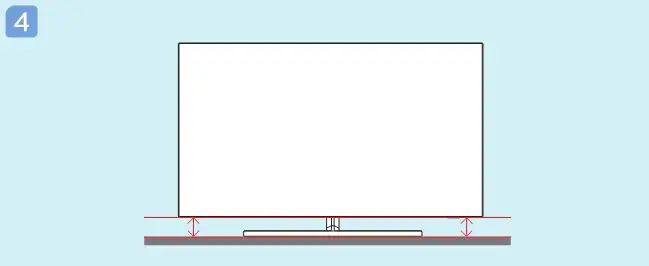 PHILIPS OLED856 Television - TV stand Installation 4