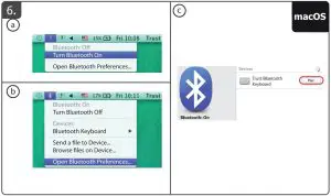 FIG 6 How to use Bluetooth Wireless Keyboard