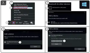 FIG 7 How to use Bluetooth Wireless Keyboard