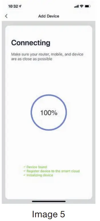 Connection instruction