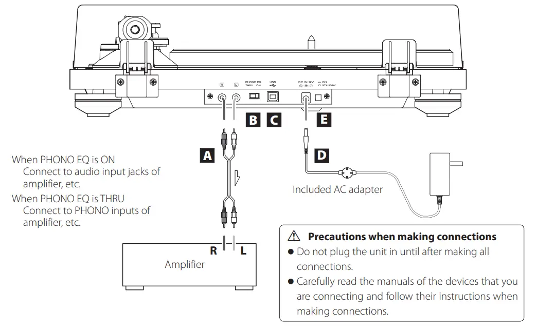 TEAC TN-300 Analog Turntable-10