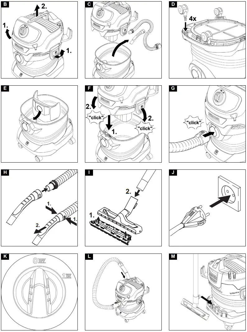 KARCHER WD 4 Cordless Vacuum Cleaner - Figure 2