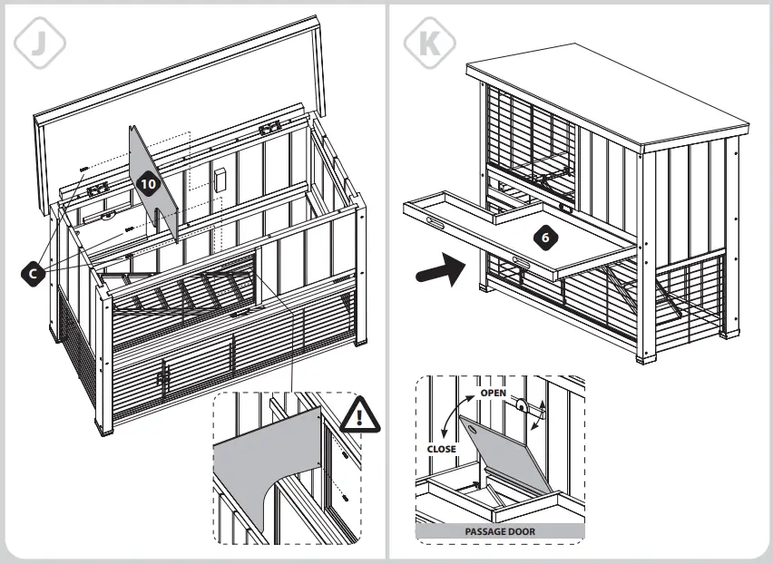 ferplast 57090000 Rabbit Hutch Ranch-fig8