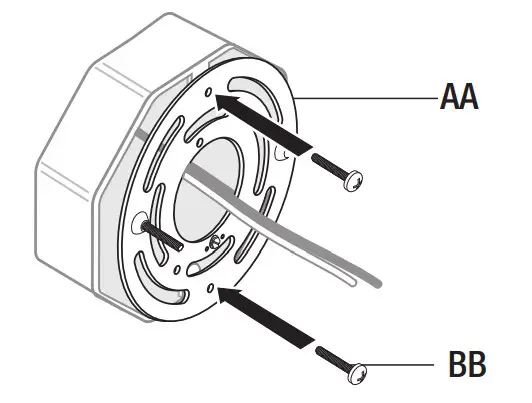 HAMPTON BAY CP2563 SOLOMONE 2-LIGHT VANITY FIXTURE - Installation 1