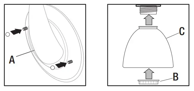 HAMPTON BAY CP2563 SOLOMONE 2-LIGHT VANITY FIXTURE - Installation 2.1