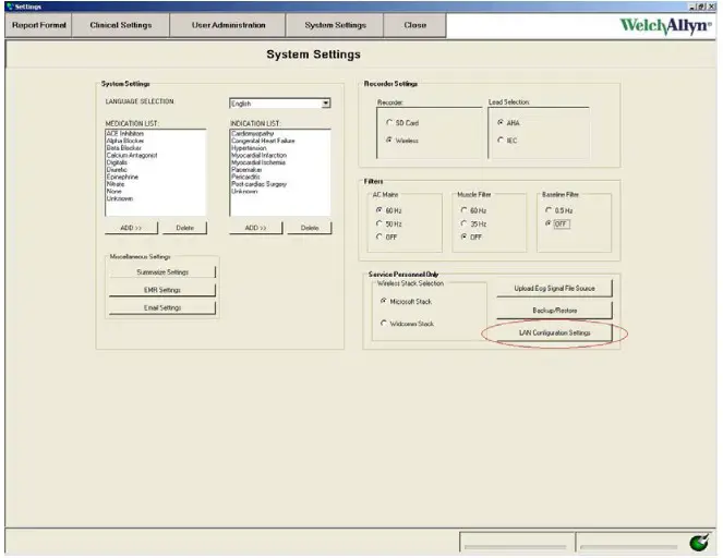 Welch Allyn PCH100 Holter Software - Setup Network Share 4