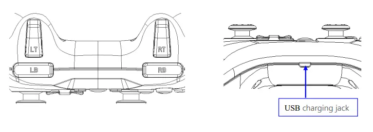 PXN P3 Portable Wireless and USB Connection Game Controller-fig1