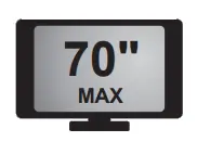 Kimex 012-1144 Fixed Wall Mount Support - icon 1