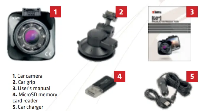 Xblitz GO SE Driving Recorder Video Camera - Fig 1