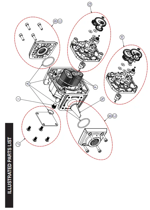 Flomec QM Series Positive Displacement Fuel Meter - ILLUSTRATED PARTS LIST