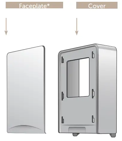 Kimberly-Clark-ICON-Automatic-Soap-and-Sanitizer-Dispenser-Faceplate -FIG-1