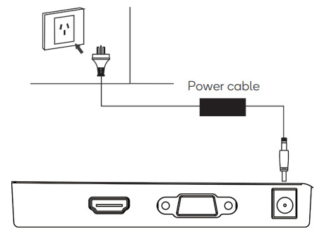 kogan KAMN21F7VA 21 5 Inch Full HD Frameless Monitor - Power cable