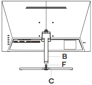 kogan KAMN21F7VA 21 5 Inch Full HD Frameless Monitor - STAND ASSEMBLY 3