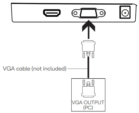 kogan KAMN21F7VA 21 5 Inch Full HD Frameless Monitor - VGA