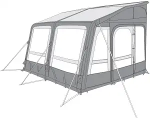 DOMETIC Rally AIR Pro 260 DA Awning - 2