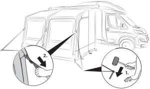 Rally AIR Pro 260 DA Awning - 18b