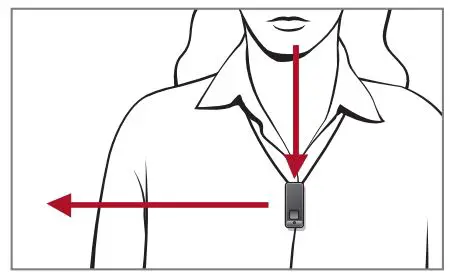 Starkey 3155 Mini Remote Microphone Instructions - Mini Remote Microphone should be within 8 inches (20cm) of the speaker’s mouth
