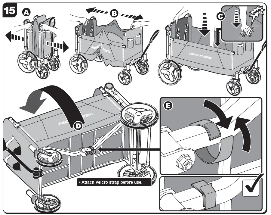 PADIO FLYER-3970-Convertible-Stroll-N-Wagon-fig- (11)