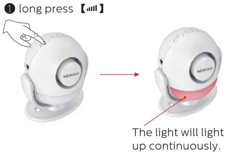 KERUI RC528 PIR Motion Sensor Alarm - pairing 1