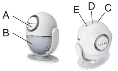 KERUI RC528 PIR Motion Sensor Alarm - product overview 1