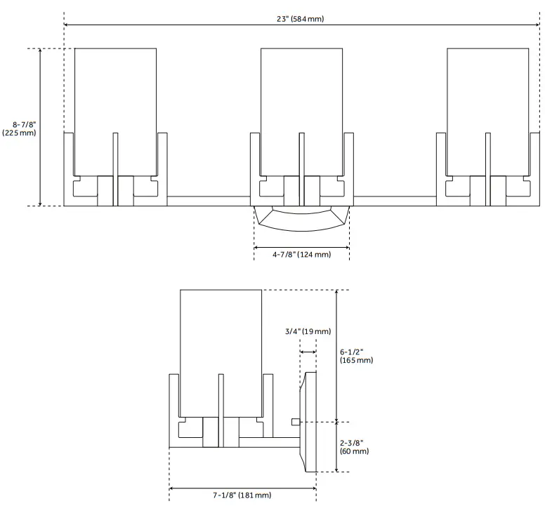 PARK HARBOR 951709 Bercken 3 Light Vanity Light - fig