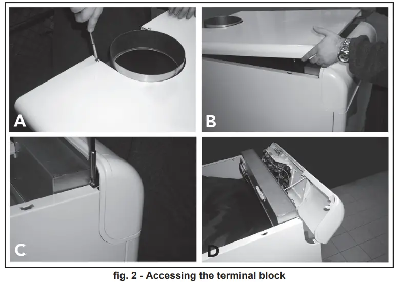Ferroli PEGASUS F3 N 2S Floor Standing Gas Boiler - Control panel 1
