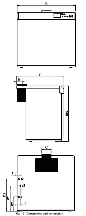 Ferroli PEGASUS F3 N 2S Floor Standing Gas Boiler - Control panel 8