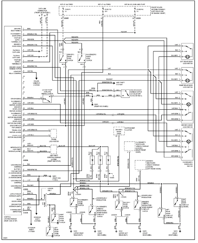 Pro Car Manuals BMW 325 1992 Electrical Wiring Diagrams 13