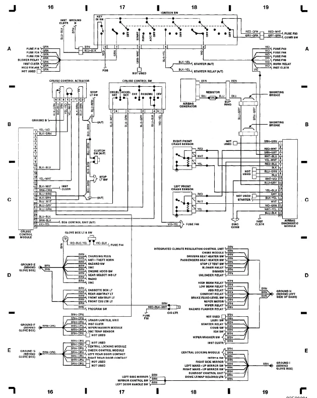 Pro Car Manuals BMW 325 1992 Electrical Wiring Diagrams 5