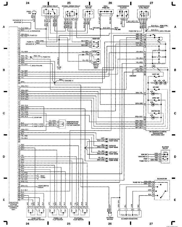 Pro Car Manuals BMW 325 1992 Electrical Wiring Diagrams 7