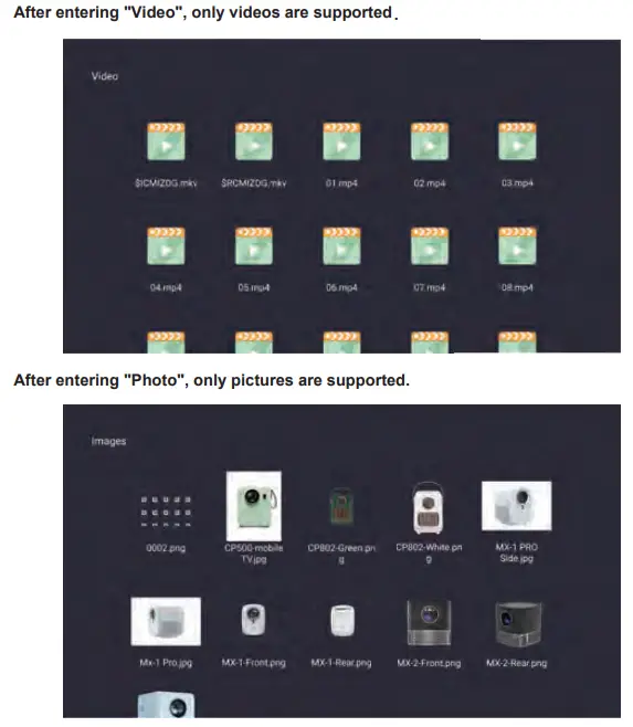 HiFUN MX 2 MUDIX 1080P Video Projector - PROJECTOR COMPONENTS 11