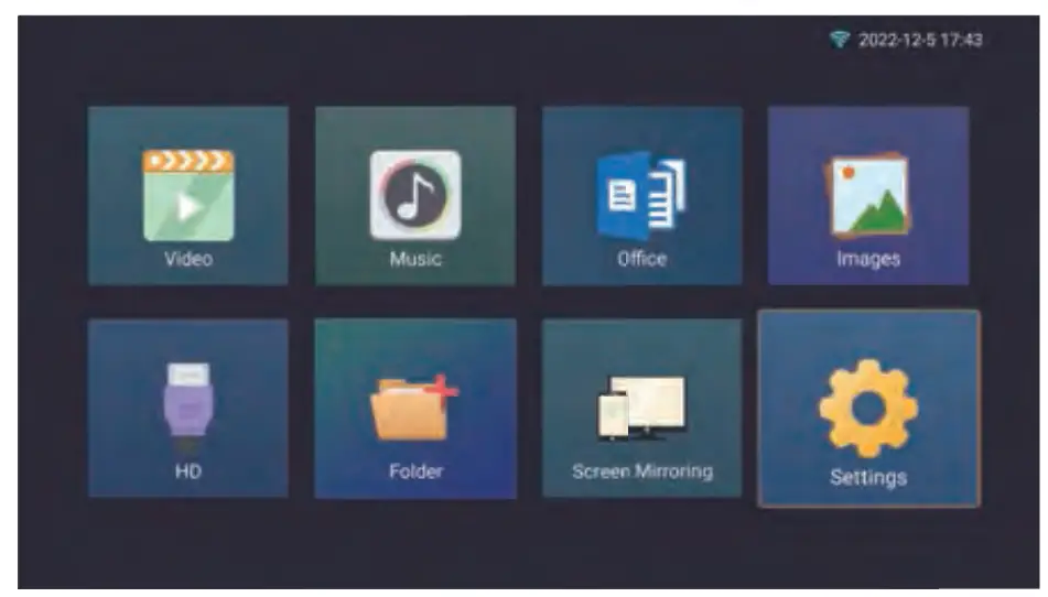 HiFUN MX 2 MUDIX 1080P Video Projector - PROJECTOR COMPONENTS 9