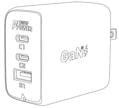ACEFAST A43 PD65W GaN Fast Wall Charger