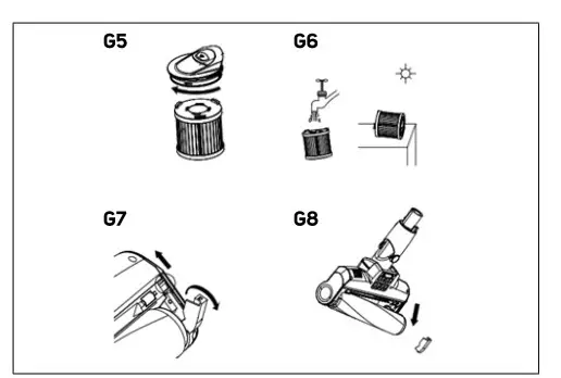 SENCOR SVC 8725GD 3-in-1 Stick Vacuum Cleaner (7)