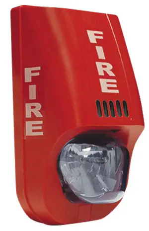 POTTER SHBSLB24 75 Indoor Outdoor Strobe Horn Strobe Combination Fire Alarm - cover