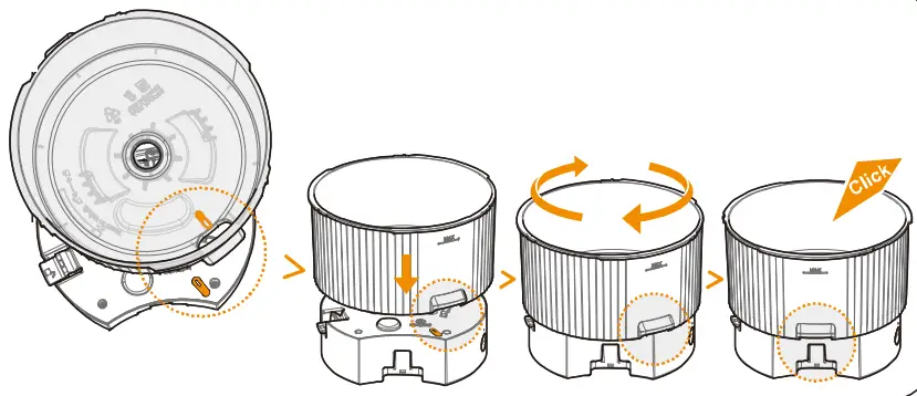 DOGCARE CWH01L-A1 Pet Slow Feeder - food hopper