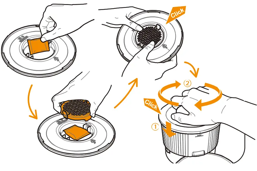 DOGCARE CWH01L-A1 Pet Slow Feeder - lid