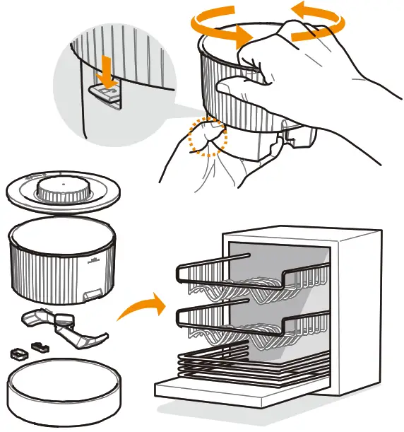 DOGCARE CWH01L-A1 Pet Slow Feeder - maintenance