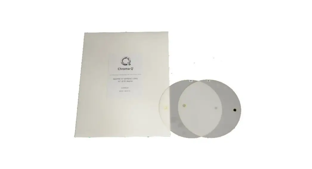 Chroma-q Spreader Lens Accessory Kit For Inspire Md, Xt User Guide