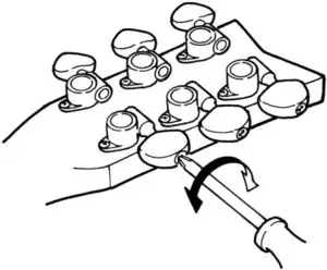 TUNING MACHINE TENSION ADJUSTMENT