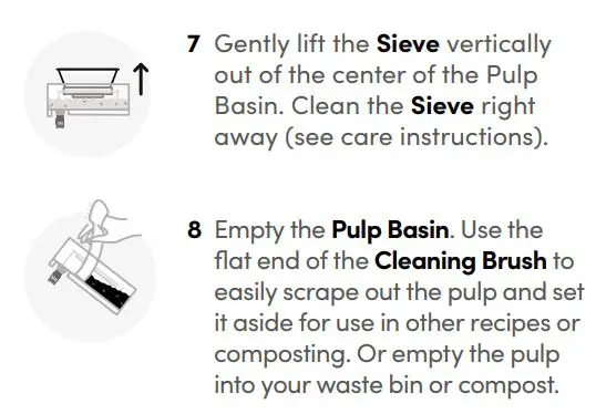 nutribullet NBJ50100 800 Watt Juicer User Guide - Disassembly
