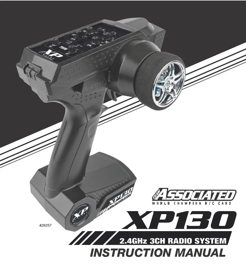 TEAM ASSOCIATED XP130 2.4GHz 3-Channel Radio