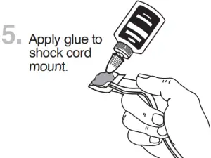 Attach shock cord