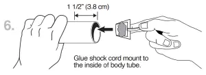 Attach shock cord