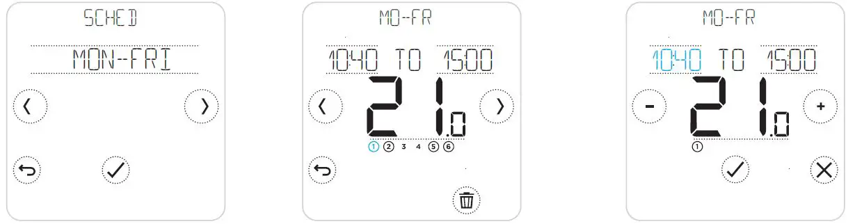 Adjusting a program schedule