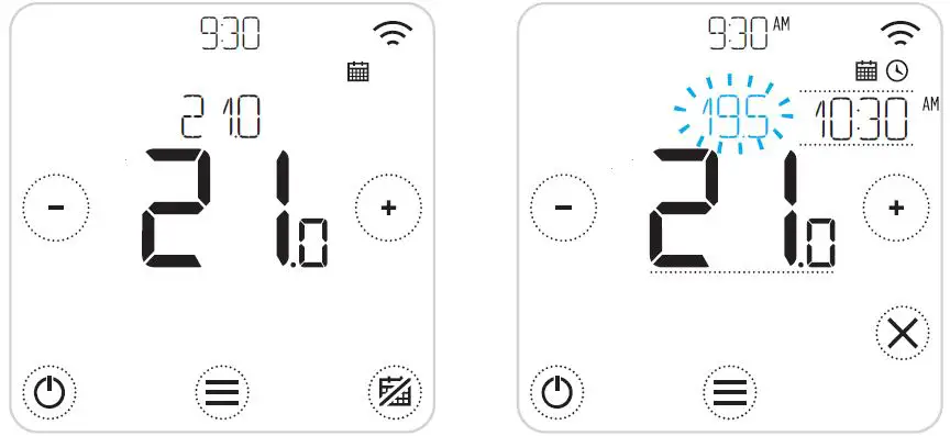 Overriding a program schedule
