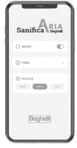 Beghelli 26702 Sanifica Aria - USING THE APP